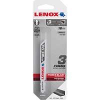 Metal Cutting Jigsaw Blades, Bi-Metal, 18 TPI, 3-5/8" L x 3/8" W Rock Safety Industrial Ltd