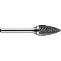 Pointed Tree Rotary Burr, SG-50DC, 1/2" Dia., 1/4" Shank, 1" Depth of Cut Rock Safety Industrial Ltd