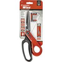 Heavy-Duty Titanium Coated Tradesman Shears, 10", Rings Handle Rock Safety Industrial Ltd