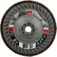 Disque &agrave; lamelles &agrave; changement rapide 769F, 5" x 5/8"-11, Type 27, Grain 120+, C&eacute;ramique Rock Safety Industrial Ltd