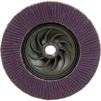 Disque &agrave; lamelles &agrave; changement rapide 769F, 5" x 5/8"-11, Type 27, Grain 120+, C&eacute;ramique Rock Safety Industrial Ltd