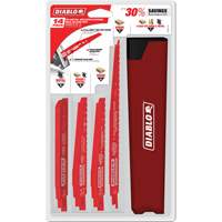 Jeu de lames de scie alternative pour d&eacute;molition du m&eacute;tal et du bois avec clous Rock Safety Industrial Ltd