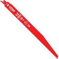 Lame de scie alternative tout usage, Bim&eacute;tal, 8-14 Dents par pouce, 12" lo x 1" la Rock Safety Industrial Ltd