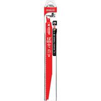 Lame de scie alternative tout usage, Bim&eacute;tal, 8-14 Dents par pouce, 12" lo x 1" la Rock Safety Industrial Ltd
