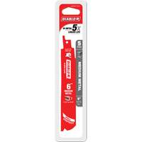 Lame de scie alternative de s&eacute;rie moyenne pour le m&eacute;tal, Bim&eacute;tal, 14-18 Dents par pouce, 6" lo x 1" la Rock Safety Industrial Ltd