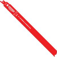 Lame de scie alternative autod&eacute;montage, Bim&eacute;tal, 14-18 Dents par pouce, 12" lo x 1" la Rock Safety Industrial Ltd