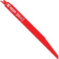 Lame de scie alternative pour la d&eacute;molition et les m&eacute;taux &eacute;pais, Bim&eacute;tal, 8-10 Dents par pouce, 12" lo Rock Safety Industrial Ltd