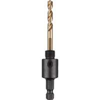 Hole Dozer Hole Saw Small Arbor with Cobalt Pilot Bit, 0" - 1-3/16", 1/4" Shank Rock Safety Industrial Ltd