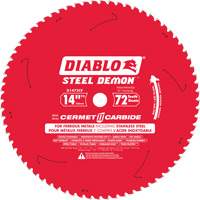 Lame de scie circulaire Cermet II Steel Demon, 14", 72 dents, Pour M&eacute;tal Rock Safety Industrial Ltd