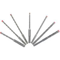 Jeu de forets pour marteau &agrave; t&ecirc;te enti&egrave;rement au carbure &agrave; 4 couteaux SDS-Plus Rebar Demon, 7 morceaux, Carbure Rock Safety Industrial Ltd