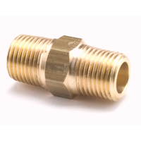 Mamelons de tuyau hexagonal, Laiton, 1/8", Standard Rock Safety Industrial Ltd
