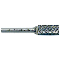 End-Cut Cylindrical Burr, 1/2" Dia., 1/4" Shank, 1" Depth of Cut Rock Safety Industrial Ltd