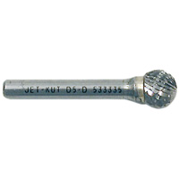 Fraise sph&eacute;rique Jet-Kut, 1/4" dia., 1/4" Tige, 7/32" Prof. de la coupe Rock Safety Industrial Ltd