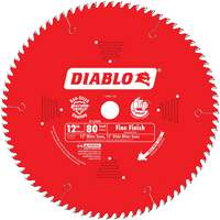 Lames de scie pour entrepreneur - Lames de scie finition fine, 12", 80 dents, Pour Bois Rock Safety Industrial Ltd
