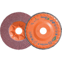 Enduro-Flex Stainless Flap Disc, 5" x 5", Type 27, 40 Grit, Zirconia Alumina Rock Safety Industrial Ltd