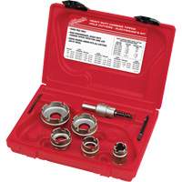 Trousse de fraises au carbure pour les m&eacute;taux en feuilles pour les &eacute;lectriciens, 7 morceaux Rock Safety Industrial Ltd