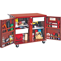 &eacute;tabli roulant, 43-7/8" la x 38-1/2" h x 26-7/8" p, Capacit&eacute; de 21,7 pi³ Rock Safety Industrial Ltd