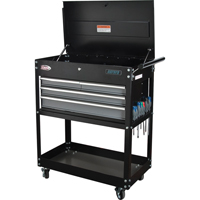 Utility Cart, 4 Drawers, 18" L x 33" W x 39" H, Black Rock Safety Industrial Ltd