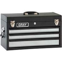Tool Box - 3 Drawers, 10" D x 20-1/2" W x 12" H, Black Rock Safety Industrial Ltd
