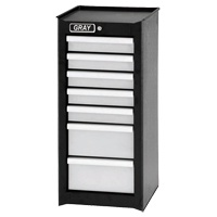 Armoire compl&eacute;mentaire, 7 tiroirs, 14-3/4" la x 18" p x 33,34" h, Noir Rock Safety Industrial Ltd