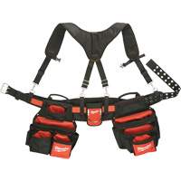 Contractor Work Belt With  Suspension Rig, Nylon, Black Rock Safety Industrial Ltd