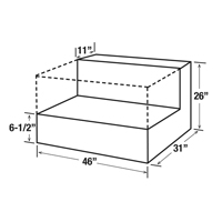 Steel Fuel Transfer Tank, Steel, 85 gal. Capacity, Black Rock Safety Industrial Ltd