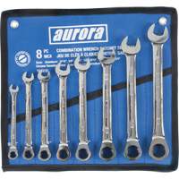 Fixed Head Wrench Set, Combination, 8 Pieces, Imperial Rock Safety Industrial Ltd