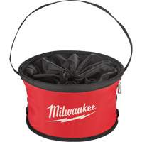 Sac range-tout style parachute, 11-4/5" lo x 11-4/5" la x 11" h, Nylon, Noir/Rouge Rock Safety Industrial Ltd