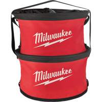 Sac range-tout style parachute, 11-4/5" lo x 11-4/5" la x 11" h, Nylon, Noir/Rouge Rock Safety Industrial Ltd