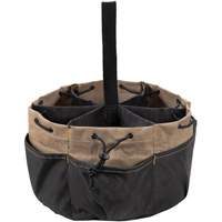 Sac &agrave; outils BUCKETBAG, Polyester, 18 pochettes, Noir Rock Safety Industrial Ltd