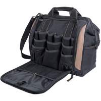 Porte-outils &agrave; compartiments multiples, Polyester, 33 pochettes, Noir Rock Safety Industrial Ltd