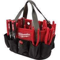 Utility Oval Bag, Ballistic Nylon, 24 Pockets, Black/Red Rock Safety Industrial Ltd