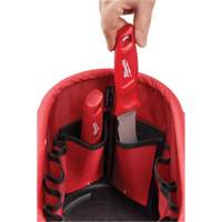 Utility Oval Bag, Ballistic Nylon, 24 Pockets, Black/Red Rock Safety Industrial Ltd