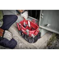 Utility Oval Bag, Ballistic Nylon, 24 Pockets, Black/Red Rock Safety Industrial Ltd