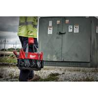 Utility Oval Bag, Ballistic Nylon, 24 Pockets, Black/Red Rock Safety Industrial Ltd