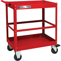 PRO+ Series Heavy-Duty Utility Cart, 2 Tiers, 30-1/5" x 38-1/3" x 19-1/2" Rock Safety Industrial Ltd