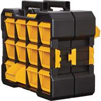 Organisateur Flip-Bin, 3-7/8" la x 17-3/4" p x 13-7/8" h, Noir/Jaune Rock Safety Industrial Ltd