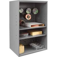 Abrasive Storage Cabinet with Pegboard, Steel, 19-7/8" x 14-1/4" x 32-3/4", Grey Rock Safety Industrial Ltd