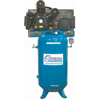 Industrial Series Air Compressors - Vertical Compressors - Two Stage, 66.6 Gal. (80 US Gal) Rock Safety Industrial Ltd