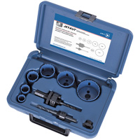 Coffret de scies-cloches haut de gamme pour plombier, 8 morcea Rock Safety Industrial Ltd