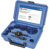Coffret de scies-cloches haut de gamme pour &eacute;lectriciens, 8 morcea Rock Safety Industrial Ltd