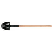 Round Point Shovel, Tempered Steel Blade, Hardwood, Straight Handle Rock Safety Industrial Ltd