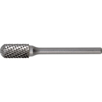 CLEVELAND Solid Carbide Burrs - Cylinder Shape with Ball Nose, SC-42, 1/8" Dia., 9/16" Depth of Cut Rock Safety Industrial Ltd
