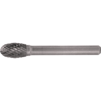 Fraises au carbure solide - Forme ovale, SE-1, 1/4" dia., 1/4" Tige, 3/8" Prof. de la coupe Rock Safety Industrial Ltd