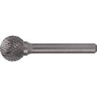 CLEVELAND Solid Carbide Burrs - Ball Shape, 1/8" Dia., 1/8" Shank Rock Safety Industrial Ltd