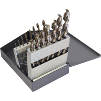 Jeux de forets, 15 morceaux, Acier rapide Rock Safety Industrial Ltd