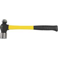 BP-16F Fibreglass Handle Ball Pein Hammer, 16 oz. Head Weight, Plain Face, Cushion Handle Rock Safety Industrial Ltd