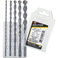 Groo-V Tip Multi-Purpose Specialty Drill Bit Sets, 5 Pieces, Carbide Rock Safety Industrial Ltd