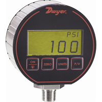 Pressure Gauge, 3" , 15 psi, Bottom Mount, Digital Rock Safety Industrial Ltd