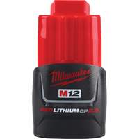 M12 Redlithium 2.0 Battery, Lithium-Ion, 12 V, 2 A Rock Safety Industrial Ltd